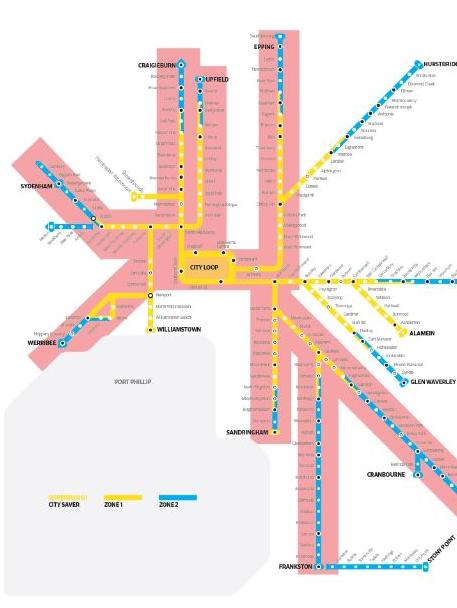 Red zones show where Melbourne’s traffic is feeling the pinch.