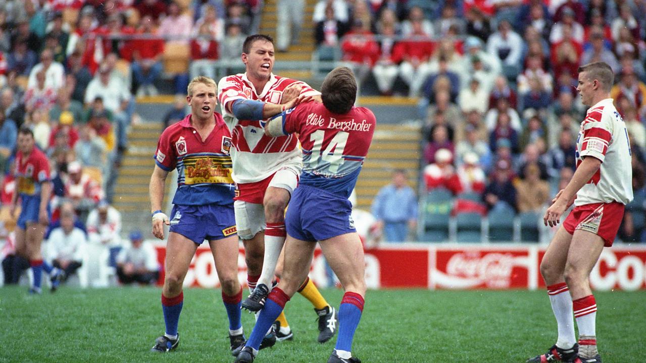 Queensland Cup rugby league grand final between Toowoomba Clydesdales and Redcliffe Dolphins.