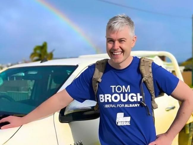 Dr Thomas Brough,   Liberal candidate who is in a tight battle for the seat of Albany. Picture: Facebook