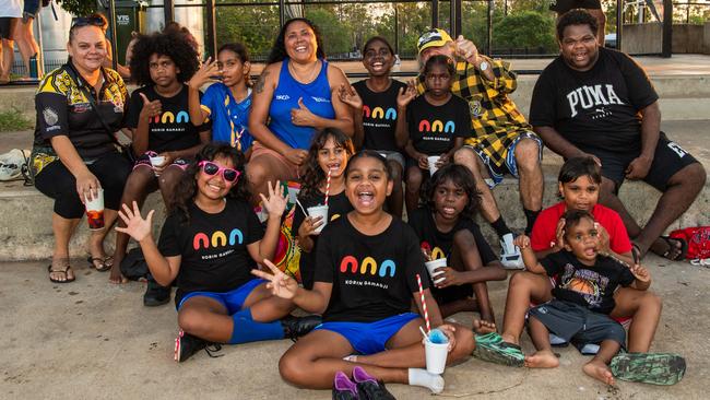 Thousands of fans gathered for the AFLW Dreamtime game between Richmond and Essendon in Darwin. Picture: Pema Tamang Pakhrin