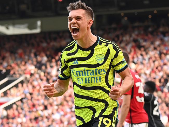 Leandro Trossard scored the winner in Arsenal’s 1-0 victory. Picture: Stu Forster/Getty Images)