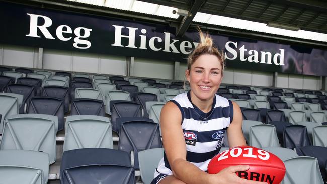 The Hickey name is revered at Geelong. Picture: Alison Wynd