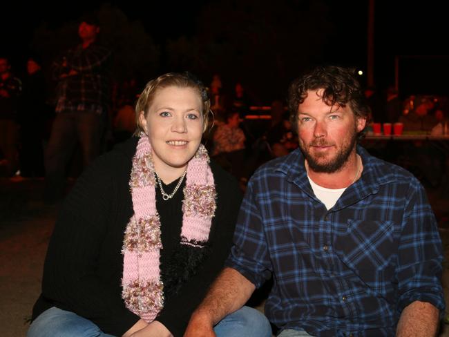 Tahlia and Chris Russell at Killarney Bonfire Night 2019.