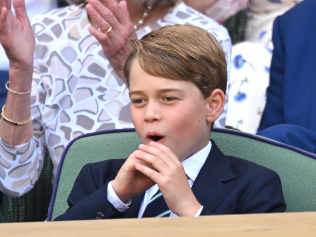 Observers say Prince George of Cambridge was within earshot of Nick Kyrgios’ “audible obscenities” for which he was fined. Picture: Karwai Tang/WireImage