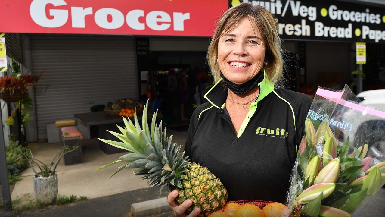 Anne Albeck of Fruits of Noosa has been able to keep up with the local demand during the supply shortages at the big chain supermarkets. Picture: Patrick Woods