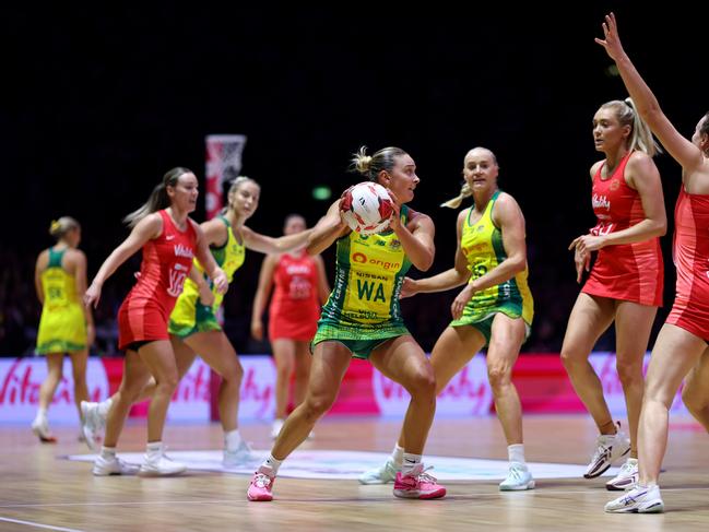 The Diamonds faced the Roses in England back in January. Picture: Getty Images