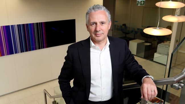 Telstra ceo Andy Penn: ‘The composition of the pricing is the secondary point.’ Picture: David Geraghty.