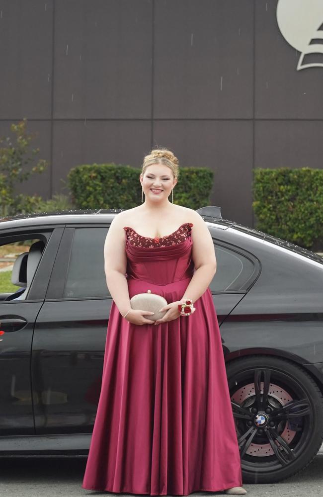 Stephanie at the Caloundra Christian College formal 2024