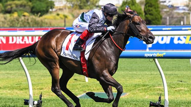 Mr Brightside winning the Futurity Stakes.