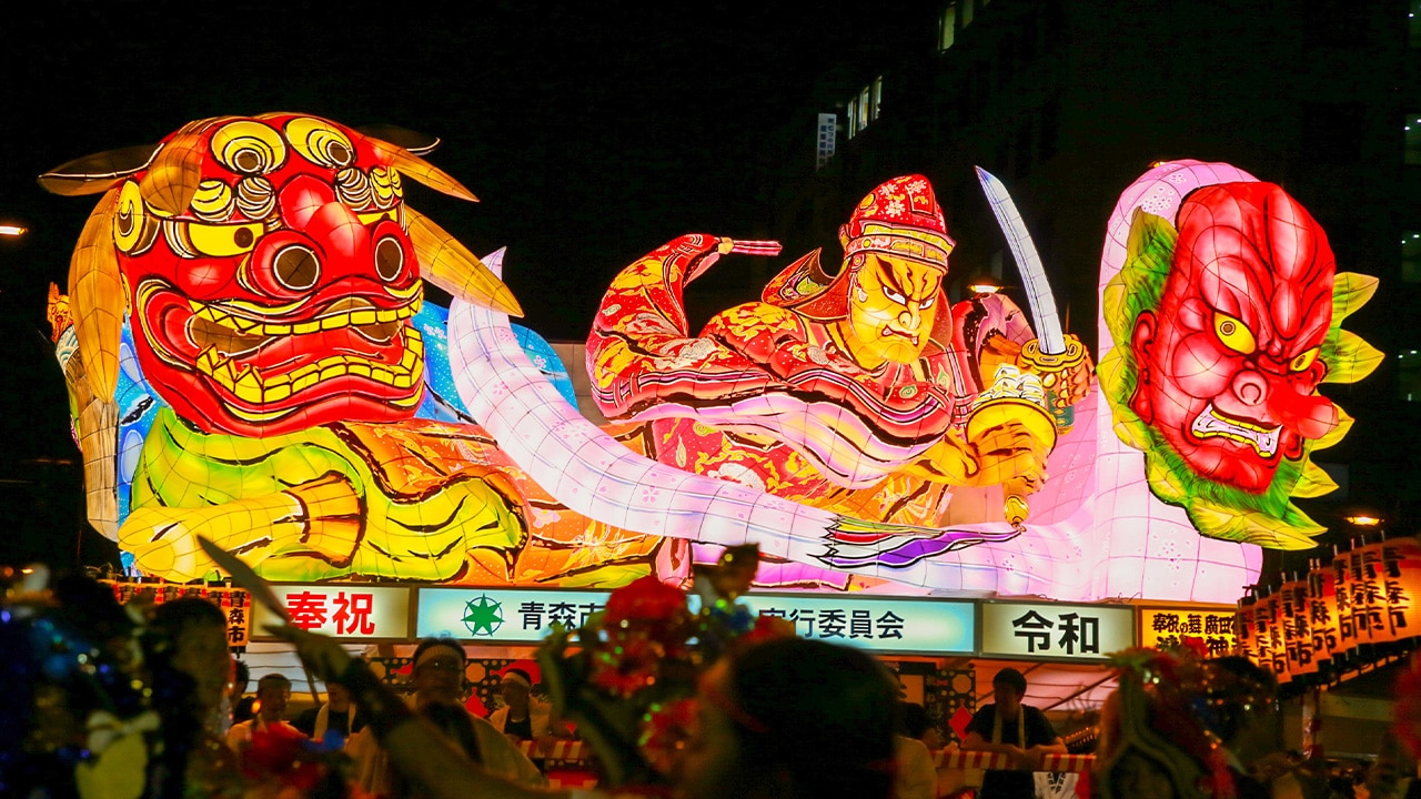 <h2>August: Nebuta Matsuri Festival, Aomori</h2><p>Highlights of peak heat&rsquo;s surge in evening festivals include the majestic and colourful handcrafted paper nebuta, giant illuminated floats depicting gods and mythical creatures which take to the streets of Aomori nightly from August 2-7. Folk music and chanting sets the rhythm for a buoyant dance procession which anyone can join (if you hire the costume). Infectious and magnificent.</p><p><strong>TIP:</strong> Nebuta and their construction can be seen year-round at the interactive <a href="https://www.nebuta.jp/warasse/foreign/english.html" target="_blank" rel="noopener">Nebuta Museum Wa-Rasse</a>.</p><h2>AUTUMN</h2><p>Humidity starts to wane, but the heat lingers into October, with occasional typhoons pointing towards a few indoor days. By early November, a notable chill signals the turning of the leaves, which remain persistent into December, forming a divine patchwork of colour revered countrywide. Crisp, sunny autumn is wonderful for wandering, absorbing the energy of change before winter arrives.</p>