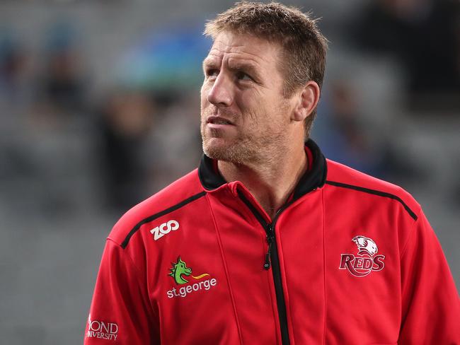 Queensland Reds coach Brad Thorn was furious at the refereeing. Pic: AAP