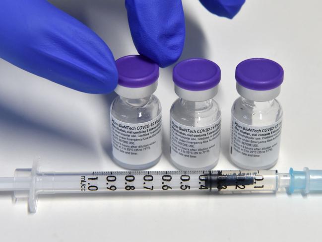 The Pfizer booster vaccine has a high efficacy. Picture: AFP