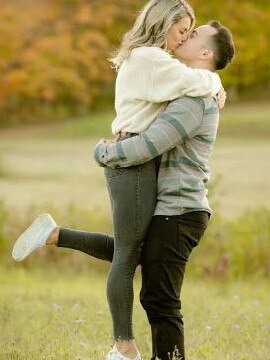 Genevieve Gyulavary, pictured with her fiance, Jacob, lost her dad Peter.