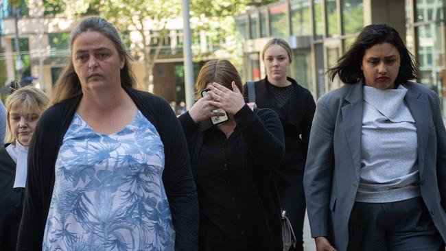 The mother was joined in court by her supporters. Picture: NCA NewsWire / Nicki Connolly