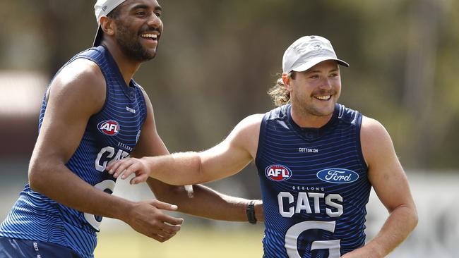 Jack Steven has settled in well at Geelong.