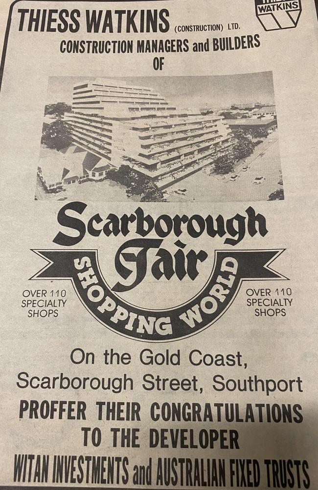 Scarborough Fair’s opening was a major event on the Gold Coast