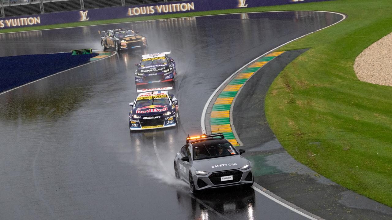 Rain bomb wreaks havoc on Aussie GP as support race axed