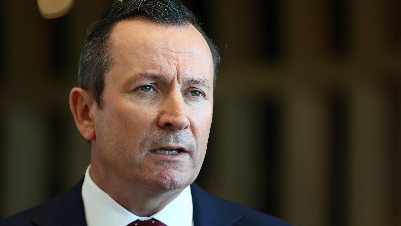 WA Premier Mark McGowan says NSW has taken better steps to control the virus but had been playing “whack-a-mole”. Picture: Paul Kane/Getty Images