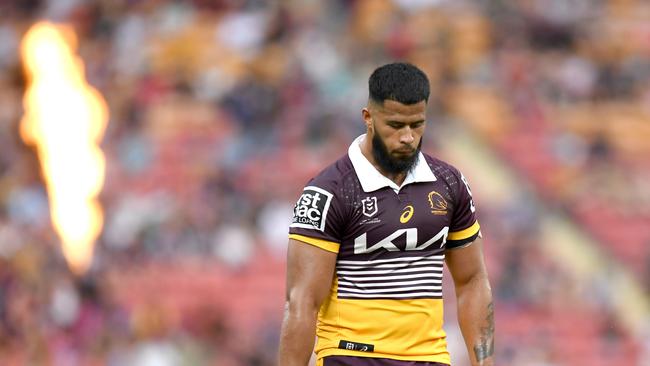 Brisbane Broncos player Payne Haas has asking for on immediate release from the club after salary increase negotiations broke down Picture Nrl Photos