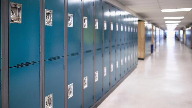 The teacher and student secretly met up in a classroom at school: iStock