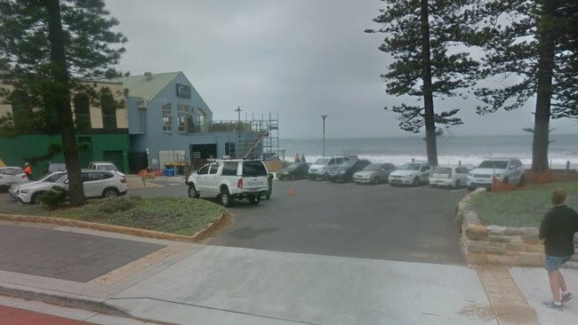 The middle carpark — to the south of The Beach Club — would have 1P parking for seven parking spaces every day and three loading zones. Picture: Google Maps.