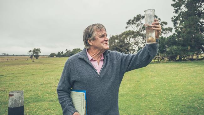 Gregor McNaughton at his Seaspray property. Picture: Laura Fergsuon