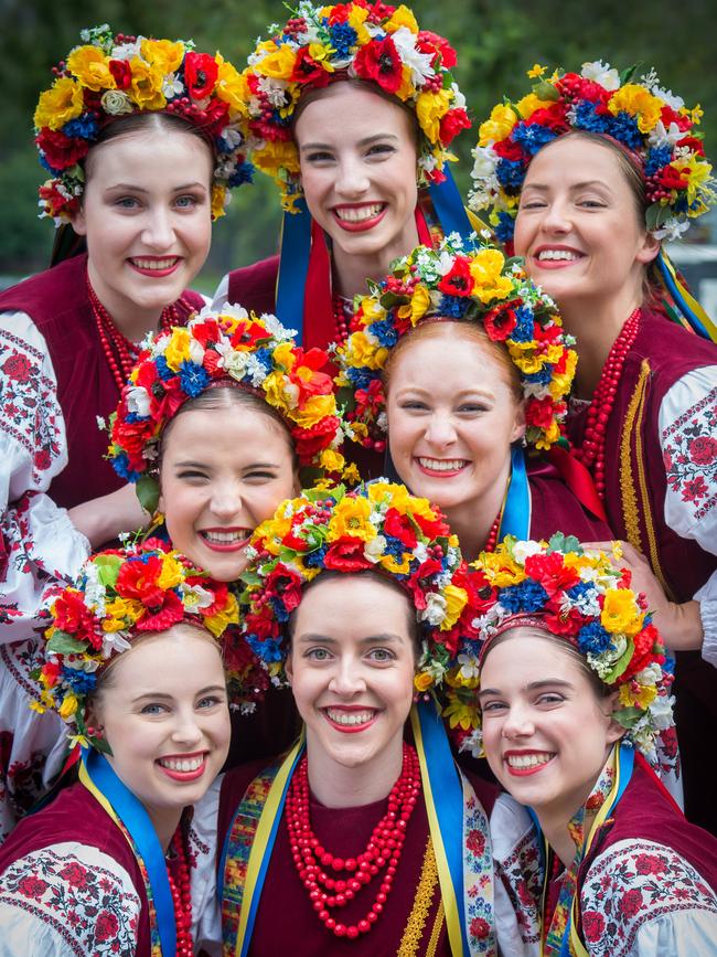 The Lehenda Ukrainian Dance Company will be performing at Moomba. Picture: Jay Town