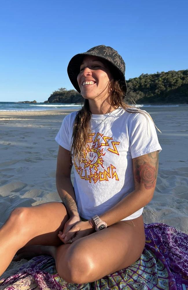 Micaela Guacci, an Argentinian lifeguard visiting Noosa, helped save a group of struggling swimmers at Alexandria Bay. Photo: Supplied