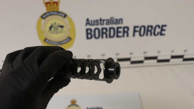 A Northern Territory man who had his firearms license revoked in 2019 has been found in possession of multiple firearms including a semiautomatic rifle and other illegal items, police allege. Picture: ABF