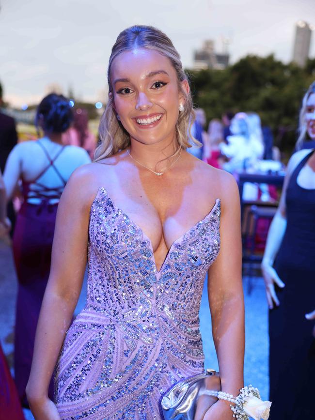 Rhianna Statters at the Emmanuel College class of 2025 formal at HOTA for Gold Coast at Large. Picture, Portia Large.