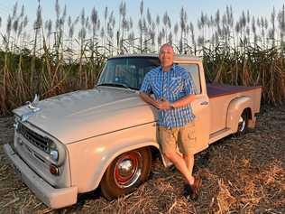 MY RIDE: Andrew Jackson says his 1968 International C1100 utility takes him back to his childhood. Picture: Patrick Woods