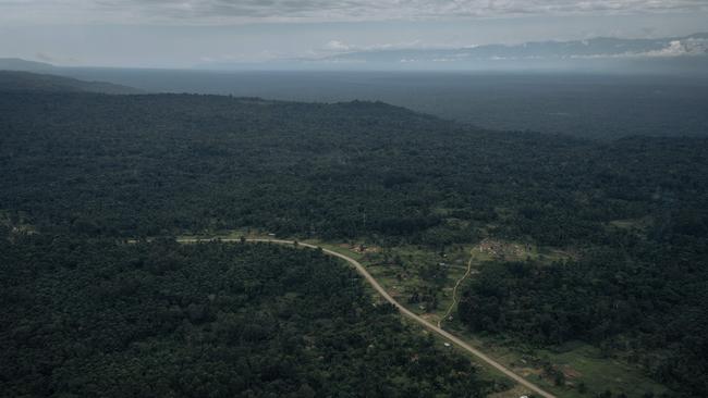 Te RN4 road, Beni-Oicha-Eringeti-Komanda, one of the areas where the ADF combattants have killed the most civilians in the last 10 years, in North Kivu province, eastern Democratic Republic of Congo. Picture: Alexis Huguet/AFP