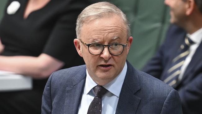 CANBERRA, AUSTRALIA, NewsWire Photos. NOVEMBER 30, 2023: The Prime Minister, Anthony Albanese during Question Time at Parliament House in Canberra. Picture: NCA NewsWire / Martin Ollman