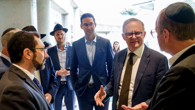 Anthony Albanese meets with Jewish Australians and Rabbinical Councils from across the country this morning. Picture: PMO