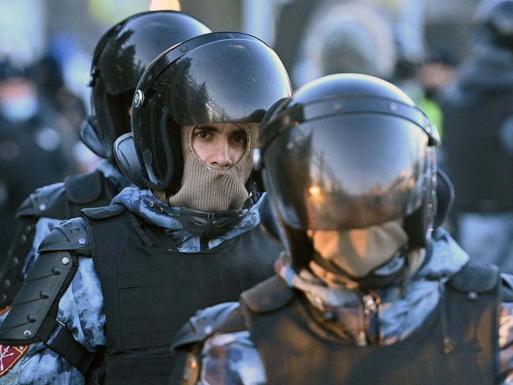 Russian law enforcement has cracked down on protesters and journalists. Picture: Kirill Kudryavtsev / AFP