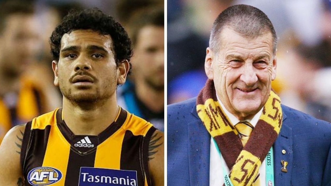 There are calls for Jeff Kennett to resign as Hawthorn president over his comments towards Cyril Rioli's wife.