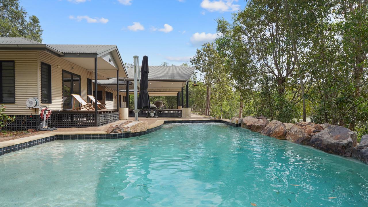 The property includes a pool and big shed. Picture: Supplied