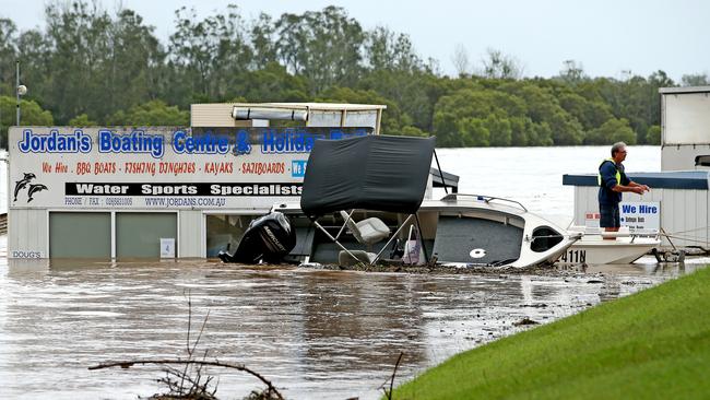 Port Macquarie inundated with flood waters. Picture: Nathan Edwards