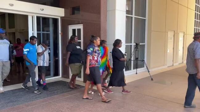 Dozens of Kumanjayi Napurrurla Dixon's loved ones pack Supreme Court for guilty plea