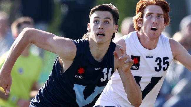 Sam Darcy playing in the under-19s at Windy Hill this season. Picture: Michael Klein