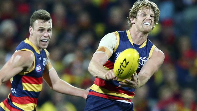 Adelaide will host West Coast in Round 23. Picture: Sarah Reed