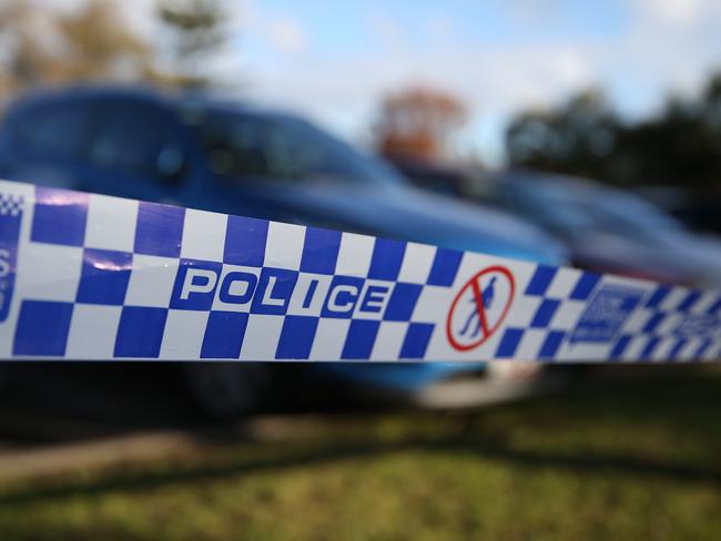 MELBOURNE, AUSTRALIA- NewsWire Photos June 25 2022,  Generic View of Police line tape at a crime scene.Picture: NCA NewsWire /Brendan Beckett