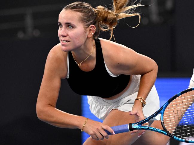 Former Australia Open champ Sofia Kenin is out of the Brisbane International. Picture: William WEST/AFP