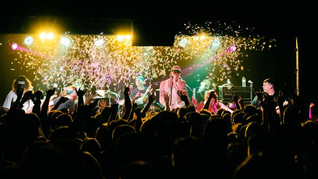 Trophy Eyes plays a gig at Crowbar. Picture: Niko Bonfrere