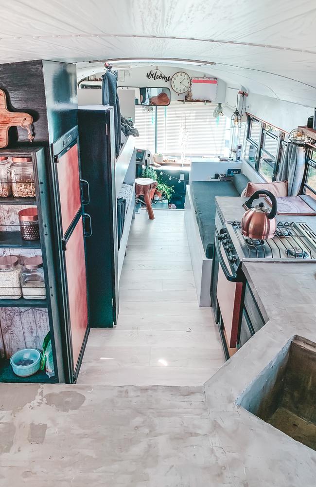 The kitchen area. Picture: MDWfeatures/Tawny McVay