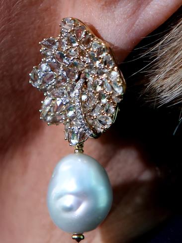 Look at those earrings! Picture: Kym Smith