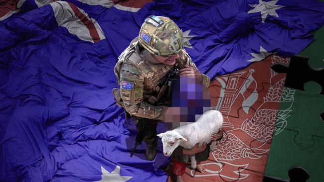 Beijing's foreign ministry spokesman Zhao Lijian posted a fake image of an Australian soldier slitting the throat of an Afghani child.