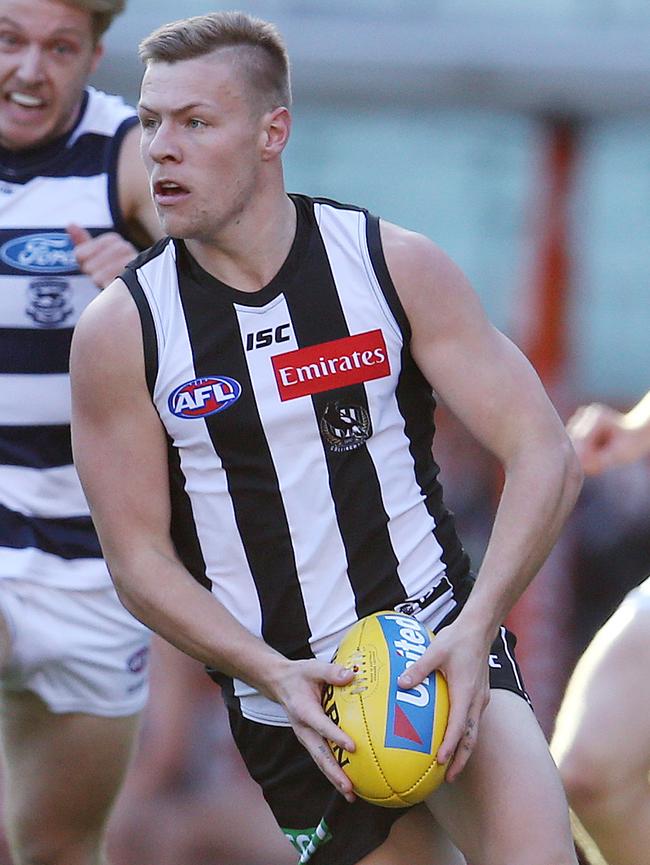 De Goey plays in a similar style to Dustin Martin. Picture: Michael Klein