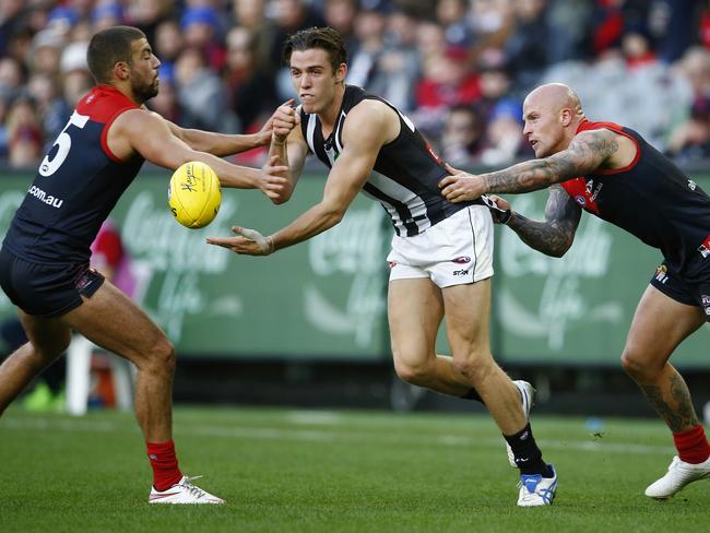 Paul Seedsman was subbed out. Picture: Michael Klein