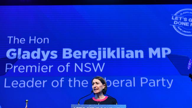 Gladys Berejiklian said the government’s job was “far from done”. Picture: AAP